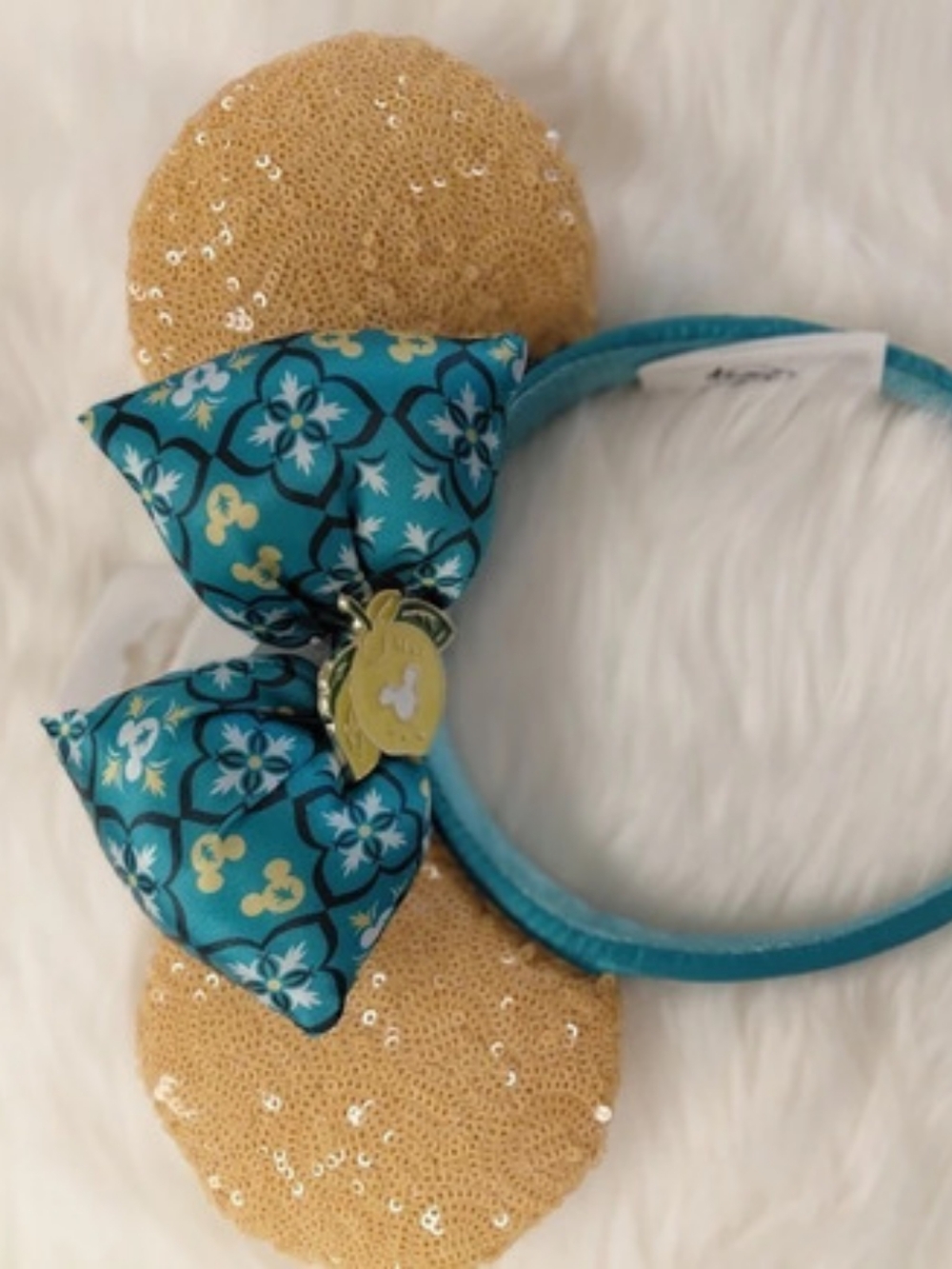 Disney Parks EPCOT Italy Limoncello Saluti Minnie Mouse Ear Headband EPCOT Italy
